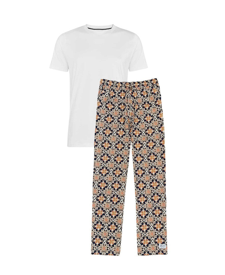 Casablanca Pyjama Set for Men with White Pyjama Top