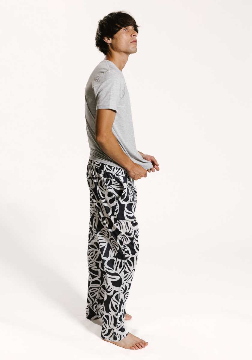 classic organic cotton pyjama t-shirt on model with sleepwear shorts