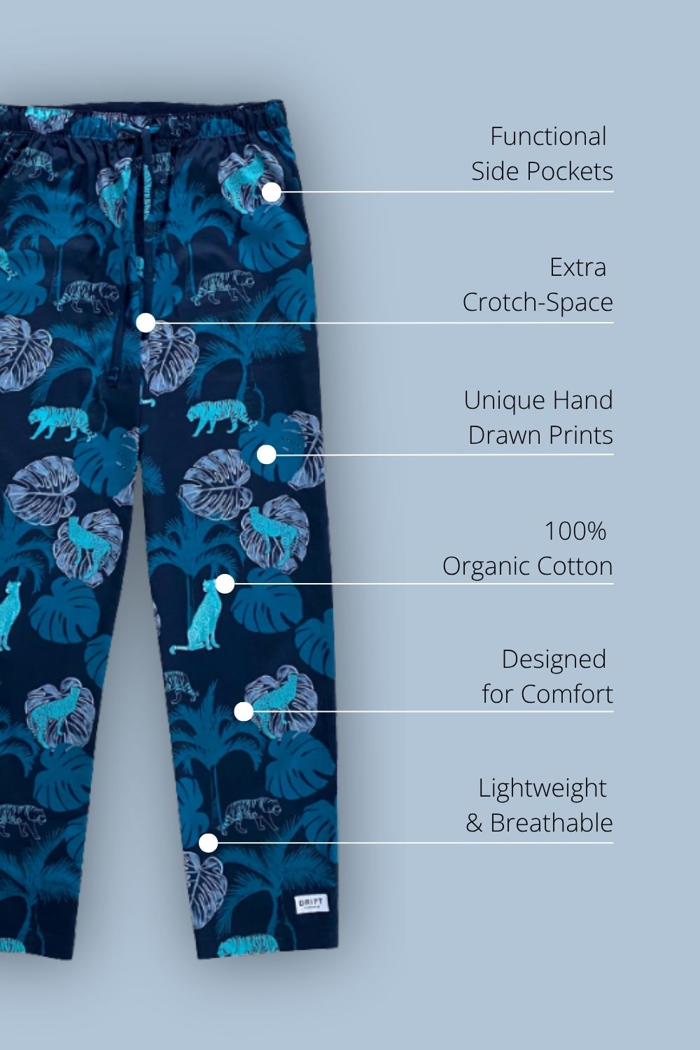 The Tropics Pyjama Bottoms