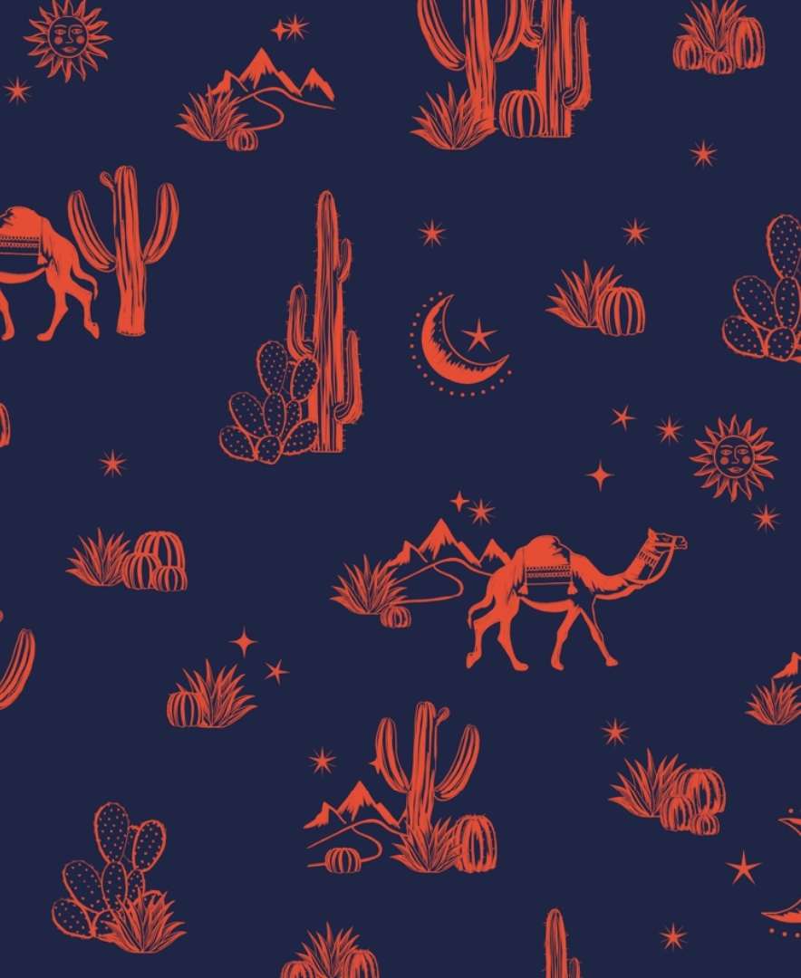 Kalahari Nights desert printed pyjamas for men