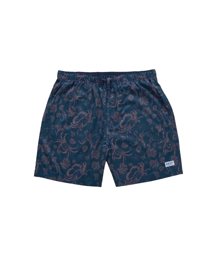 Men's Pyjama Shorts Kapiti Coast Premium Cotton Flat Lay Image